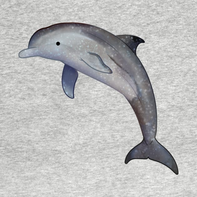 Cozy Bottlenose Dolphin by Phoenix Baldwin